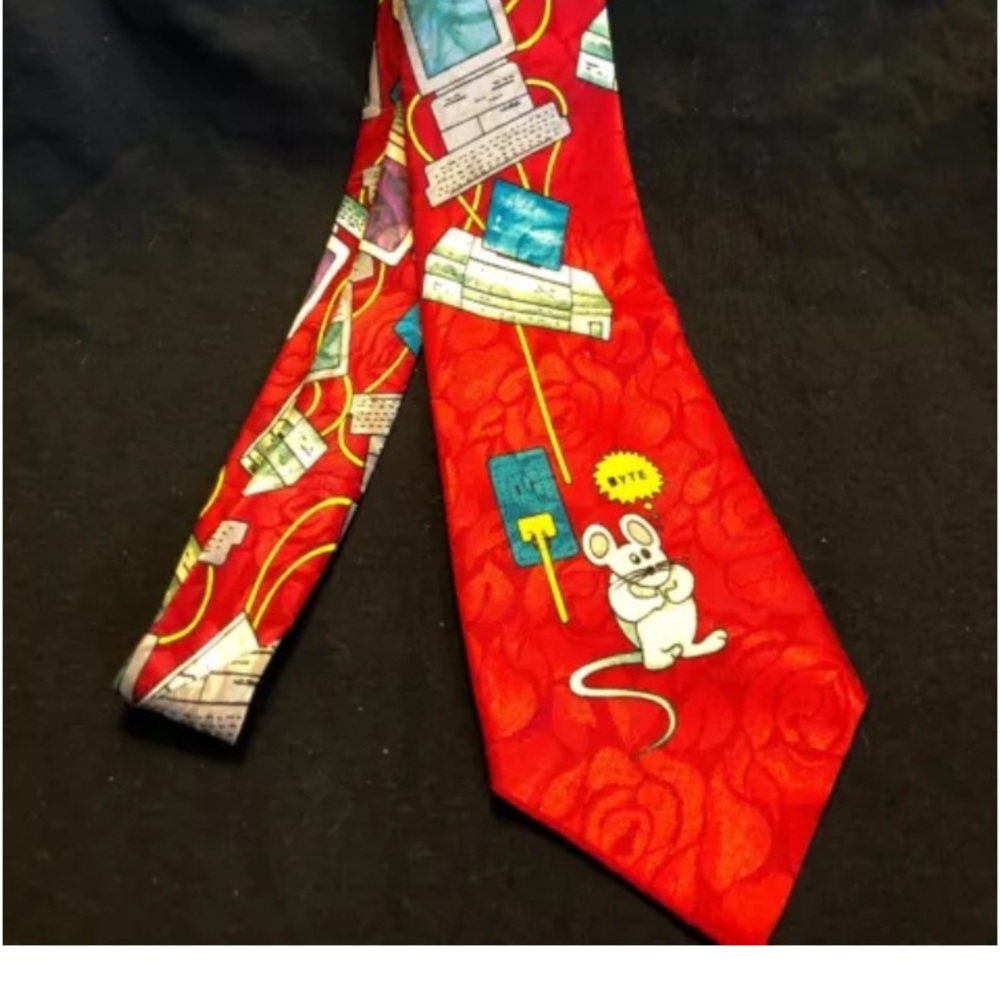 A Roger’s computer byte Mouse tie.  Vintage